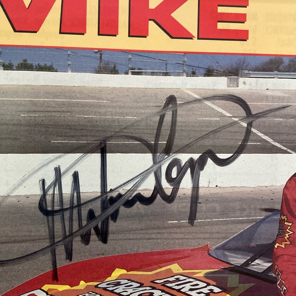 Autographed Mike Cope Racing Photo - Picture 2 of 6
